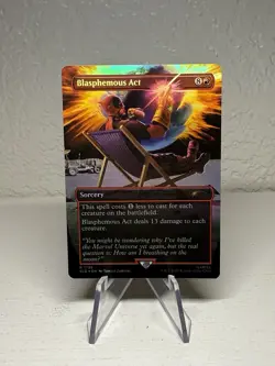 Blasphemous Act 1756 SLD Deadpool Marvel MTG Commander Secret Lair Drop X-Men - Image 1