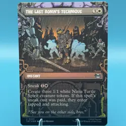 The Last Ronin's Technique (Showcase) Teenage Mutant Ninja Turtles Foil - Image 1