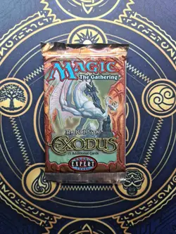 1998 MTG Exodus Booster Pack Tempest Block Sealed New Old Stock - Image 1