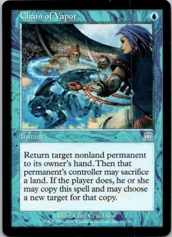 Mtg Magic The Gathering Chain of Vapor Onslaught See Scan B - Image 1