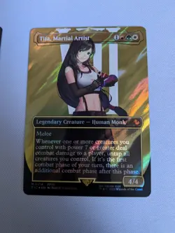 Tifa, Martial Artist (Borderless) (Surge Foil) Commander: Final Fantasy Foil - Image 1