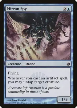 MIRRAN SPY X 4 N/M- MIRRODIN BESIEGED MAGIC THE GATHERING - Image 1