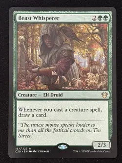 1x MTG Beast Whisperer - Commander 2020 (C20) #167 - Magic the Gathering - Image 1
