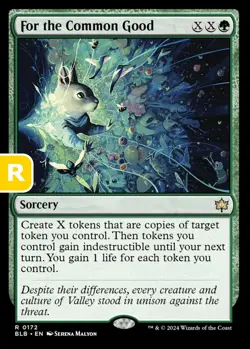 MTG For the Common Good Bloomburrow Rare Sorcery NM - Image 1