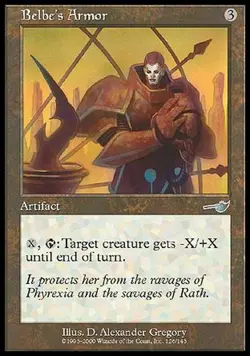 X4 Belbe's Armor Nemesis Light Play MTG Magic DNA GAMES - Image 1