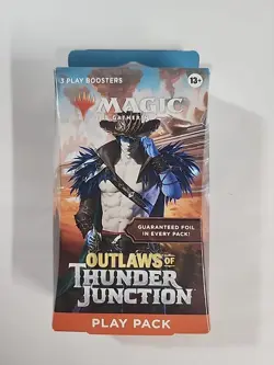 Magic - Outlaws of Thunder Junction Play Booster Pack x3 - New Sealed MTG - Image 1