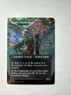 Brigid, Clachan's Heart Doun’s Mind (Borderless Foil) Lorwyn Eclipsed 285 - Image 2