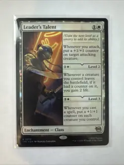 Leader's Talent (Foil) Teenage Mutant Ninja Turtles TMNT MTG - Image 1