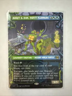 Mikey & Don, Party Planners (Showcase) Teenage Mutant Ninja Turtles Regular Mtg - Image 1