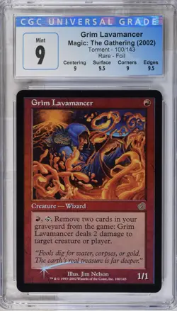 GRIM LAVAMANCER Torment Foil Rare CGC 9 Q++ MTG [Nostalgium] - Image 1