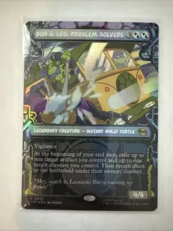 Don & Leo, Problem Solvers (Showcase Foil) Teenage Mutant Ninja Turtles TMNT 242 - Image 1