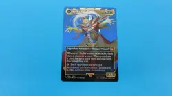 FOIL BORDERLESS KEFKA, COURT MAGE UNIVERSES 0398 FINAL FANTASY MAGIC MTG FRESH - Image 1