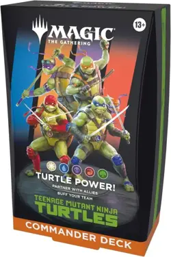 MTG Teenage Mutant Ninja Turtles- Turtle Power Commander Deck, New, sealed - Image 1