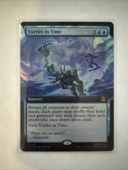 Turtles in Time (Extended Art Foil) Teenage Mutant Ninja Turtles TMNT MTG - Image 1