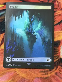 Final Fantasy Swamp Full Art Foil Mtg Magic The Gathering L 0301 - Image 2