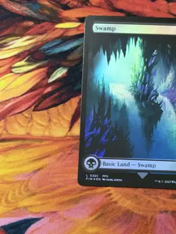 Final Fantasy Swamp Full Art Foil Mtg Magic The Gathering L 0301 - Image 3