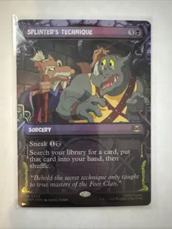 Splinter's Technique (Showcase Foil) Teenage Mutant Ninja Turtles TMNT MTG - Image 1