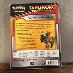 Pokemon Tapu Koko Pin Collection Box Sealed with Promo Card - Image 2