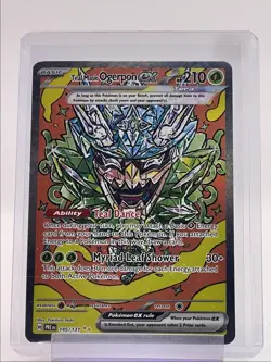 TEAL MASK OGERPON EX 2025 POKEMON S&V SPECIAL ILLUSTRATION RARE Q3688 - Image 1