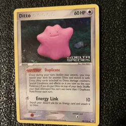 Ditto Reverse Stamped 35/113 EX Delta Species Pokemon Yuka Morii MP - Image 1