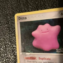 Ditto Reverse Stamped 35/113 EX Delta Species Pokemon Yuka Morii MP - Image 3