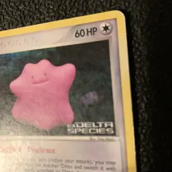 Ditto Reverse Stamped 35/113 EX Delta Species Pokemon Yuka Morii MP - Image 4