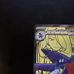 Pokemon TCG Cynthia's Garchomp ex Full Art Holo Destined Rivals 215/182 NM - Image 2