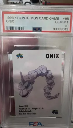 1998 KFC Pokemon Gem Mint Complete 7 Card Set PSA 10s - Image 5