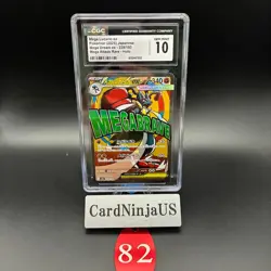 CGC 10 GEM MINT Mega Lucario ex MA 228/193 MEGA Dream ex M2a Pokemon Card 82 - Image 1