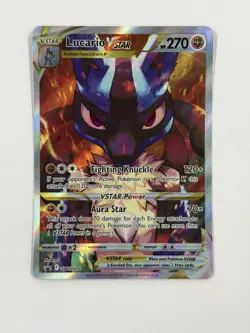 Pokemon TCG Lucario Vstar Swsh291 Promo Crown Zenith Sword & Shield Promo Mint - Image 1