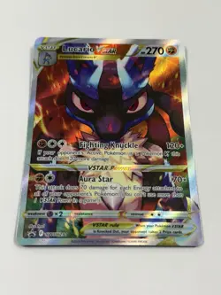 Pokemon TCG Lucario Vstar Swsh291 Promo Crown Zenith Sword & Shield Promo Mint - Image 4