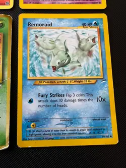Vintage and Mid Pokemon Card Lot Holo Torchic Unown Remoraid Vileplume - Image 3