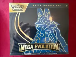 Pokemon Mega Evolution Elite Trainer Box Lucario 2022 English TCG - Image 1