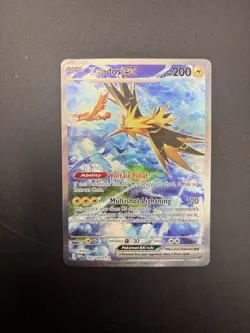 Pokemon Zapdos EX 2023 Special Illustration Rare Scarlet & Violet 151 - Image 1