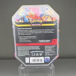 Pokemon Mega Charizard Tin Charizard EX Trading Card Game Metal Tin 2023 - Image 2
