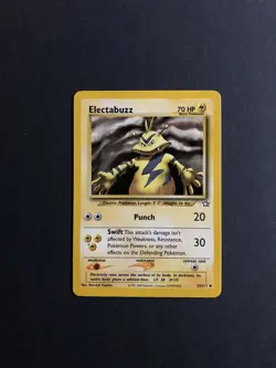 Pokemon TCG Electabuzz Neo Genesis 33 Regular Unlimited Uncommon - Image 1