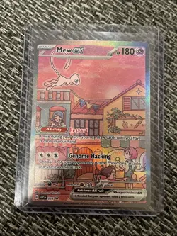 Pokemon S&V 151 — Mew EX Full Art Black Star Promo SVP053 - Image 1