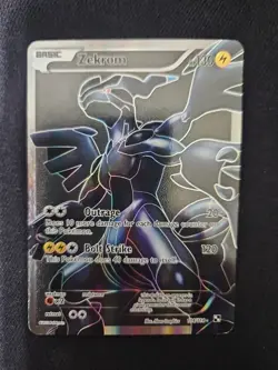 Pokemon TCG Zekrom Black White Holo Full Art Ultra Rare Card 114/114 - Image 1