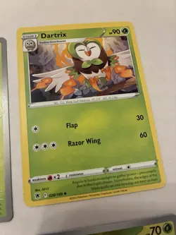 Lot Of 11 Rowlet and Dartrix Pokemon Cards - Image 5