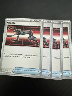 x4 Pokemon TCG Grabber Scarlet & Violet-151 162/165 Playset - NM - Image 1