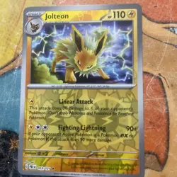 Pokemon TCG: Prismatic Evolutions Jolteon 029/131 Master Ball Reverse Holo NM - Image 1