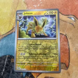 Pokemon TCG: Prismatic Evolutions Jolteon 029/131 Master Ball Reverse Holo NM - Image 2