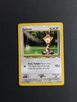 Pokemon TCG Sentret Neo Genesis 71 Regular Unlimited Common - Image 1