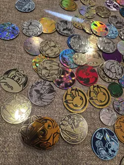 Lot Of Pokemon Tcg Coins (Large, Small, And Metal Tons Of Different Designs - Image 5