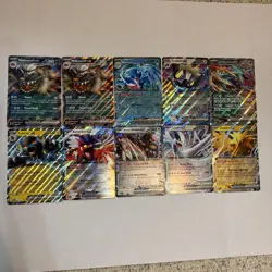 Pokemon TCG *JUMBO* 10x Card EX Lot - Image 1