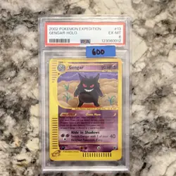 Pokemon Gengar Expedition Base Set Holo Rare 013/165 PSA 6 2002 English - Image 1