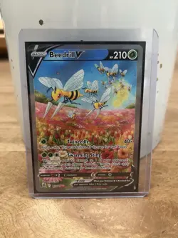 Beedrill V ~ 2022 Pokemon Astral Radiance Full Alt Art Ultra Rare Holo #161/189 - Image 1