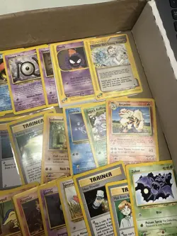 102 Vintage pokemon card collection LP-DMG, first editions, ereaders, etc - Image 5