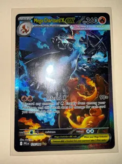 Mega Charizard X EX SIR 125/094 Phantasmal Flames English Pokemon TCG Pack Fresh - Image 1