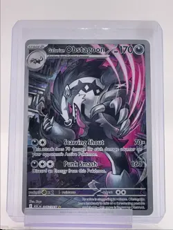 GALARIAN OBSTAGOON 2026 POKEMON ASCENDED HEROES ILLUSTRATION RARE Q3688 - Image 1